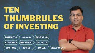 10 RULES of INVESTING for Smarter & Faster Financial Decisions | Learn Basics of Investing