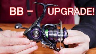 Daiwa reel line roller ball bearing upgrade how to