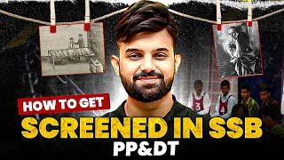 How To Get Screened in SSB? | PPDT in SSB Interview |  Conquering the SSB Screening Test | NDA