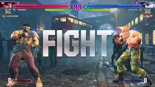 Street Fighter 6  KUSANAGI (Ryu) Vs AKAINU (Guile)  SF6 High Level Match's!