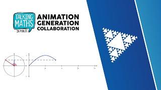 Animation Generation Collaboration Prompt 001 - Circle and Sine curve #MathsAnimationTMiP