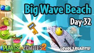 Plants vs Zombies 2 | Big Wave Beach Day 32 - Zombot Sharktronic Sub