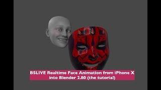 BSLIVE / Realtime Face Animation AddOSC for Blender 2.80