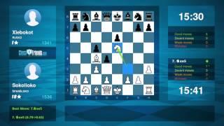 Chess Game Analysis: Sokolioko - Xlebokot : 1-0 (By ChessFriends.com)