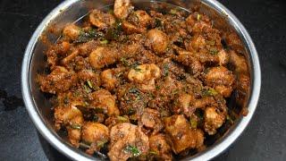 கறி சுவையை மிஞ்சும் மஷ்ரூம் மிளகு வறுவல் | Mushroom Pepper Fry in Tamil | Mushroom Pepper Masala