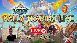 Lords Mobile rally trap LIVE! Enutroph gaming
