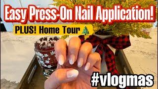 SAVE MONEY with At-Home Nails! How to Apply Press-On Nails the EASY Way! #vlogmas2024 #pressonnails