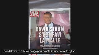 Alerte info le faux pasteur escro David Storm en fuite au Congo