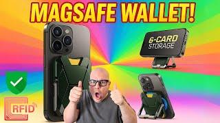 Best iPhone MagSafe Wallet | i-Blason Wallet MagSafe with Stand