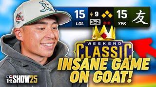 First Weekend Classic Game on GOAT...