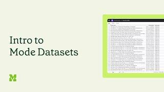 Datasets Overview