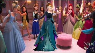 Queen Anna Frozen 2 meets Disney Princesses Ralph Breaks The Internet