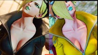 Street Fighter V Falke Battle Outfit All Stage Transitions