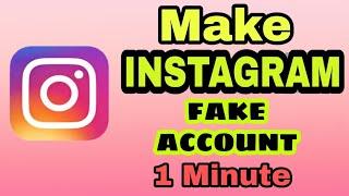 create a fake account Instagram kaise kholen trick #dipu tech #tecnicalguruji