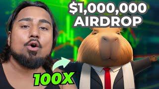 Cabybara Nation $1,000,000 Airdrop!!! Huge announcement for $BARA!! CABYBARA IS GOING TO EXPLODE!!