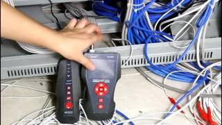 English video: NOYAFA cable length tester & Ping /POE tester NF-8601 series