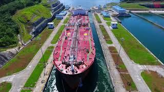 Leyte Spirit Transiting the Panama Canal | Teekay