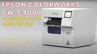 Epson  ColorWorks CW-C4000 On Demand Color Label Printers | OmegaBrand