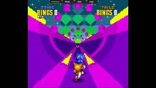 Sonic The Hedgehog 2 (1992) - Player Vs Player Special Stage #1