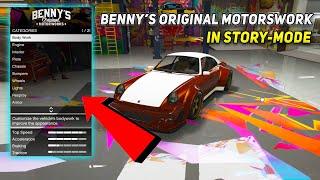 HOW TO INSTALL BENNY'S ORIGINAL MOTORWORKS IN GTA 5 STORY-MODE | Hindi/Urdu