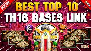 Top 10 ONLY 1 STAR TH16 Bases Link | Best Town Hall 16 Layouts COC | NEW Th16 War Base & Legend Base