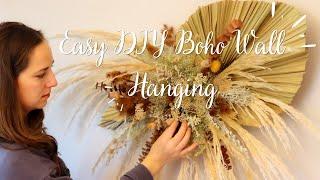 How To: Easy DIY Dried Floral Hanging