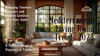 2025 Mediterranean Living Room Ideas: Earthy Tones, Natural Materials & Modern Touches