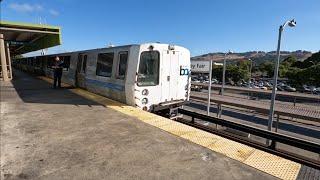 BART C1 Car 388 Departing Bay Fair (September 2022)