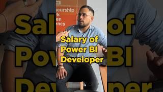 Salary Of Power BI Developer | Power BI Salary In India  #Shorts #simplilearn