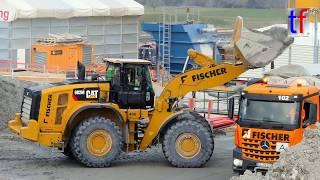 **NEW** 3x CATERPILLAR 982M Loaders / Radlader, Bahnprojekt Albvorlandtunnel, 08.02.2018 #2