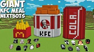 SURVIVAL BEST NEXTBOTS COMPILATION inside GIANT KFC MEAL BASE in Minecraft Gameplay Coffin Meme