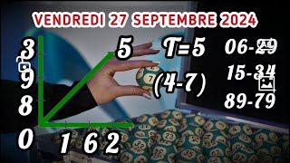 CROIX LOTO DU VENDREDI 27 SEPTEMBRE 2024 ET REPERE DU JOUR