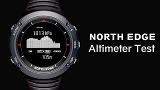 NORTH EDGE Altay watch--altimeter test