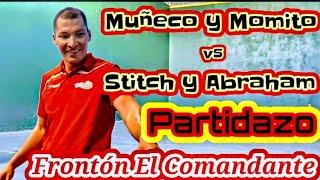 partidazo Abraham y Stitch vs Muñeco y Momito Frontón El Comandante primer partido