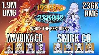 Mavuika C0 vs Skirk C0 – Who's the Best DPS? (Spiral Abyss Floor 12) | Genshin Impact