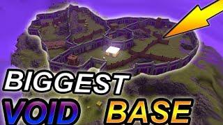 BUILDING BIGGEST VOID BASE!!!! Raided by hackers?? :( - Roblox Booga Booga