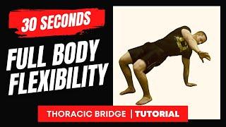 THORACIC BRIDGE (Tutorial) - Full Body Flexibility | Mobility for Hips and Shoulders