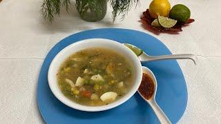 Q’s Quick Veggie Soup  For Cold Days