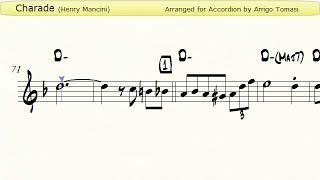 Charade (Henry Mancini) - Accordion Sheet music