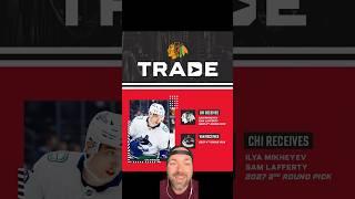 What do you think Chicago Blackhawks trading for Ilya Mikheyev and Sam Lafferty?