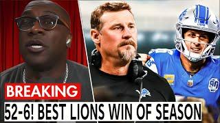 Detroit Lions THE BEST of THE BEST teams: Jared Goff silences doubters in Biggest Win Ever - Shannon