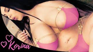 Korina Kova 4K Best Shots vol.5 | Short Biography and Info | Curvy Model, Plus Size