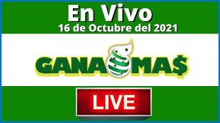 Lotería Gana Mas en vivo Sabado 16 de Octubre del 2021 #LoteriaGanaMas