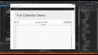 Full Calendar ASP.NET MVC 5 Demo