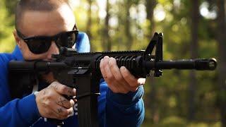 Сравнение огнестрельной AR-15 с GBB M4A1 MWS от Tokyo Marui