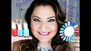 Essie Review: Spring & Resort 2013 FULL COLLECTION REVIEWS with swatches & dupes
