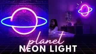 Lumoonosity Planet/Saturn Neon signs Unboxing&Installation