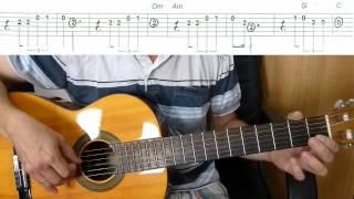 The Final Countdown - Europe - Easy Guitar melody tutorial + TAB Guitar lesson