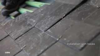 How to install a natural slate roof