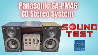 Panasonic SA-PM46 Hifi System Sound Test